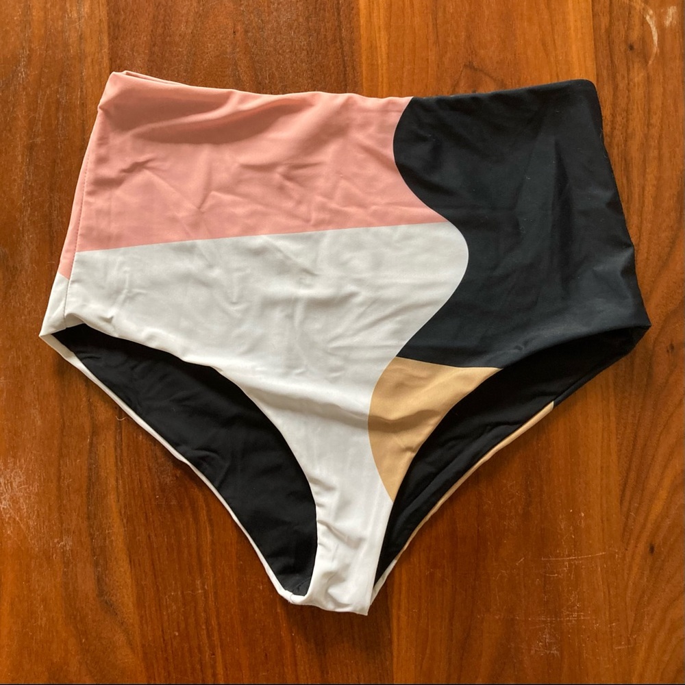 Mara Hoffman Swim high waist bikini bottom - L